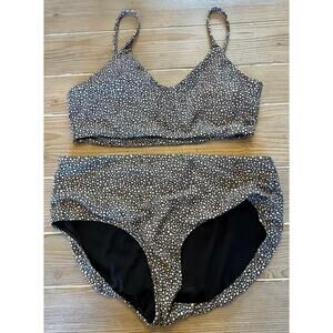 Albion Bikini Set Swim Top Bottoms Swimsuit Size Medium M EUC